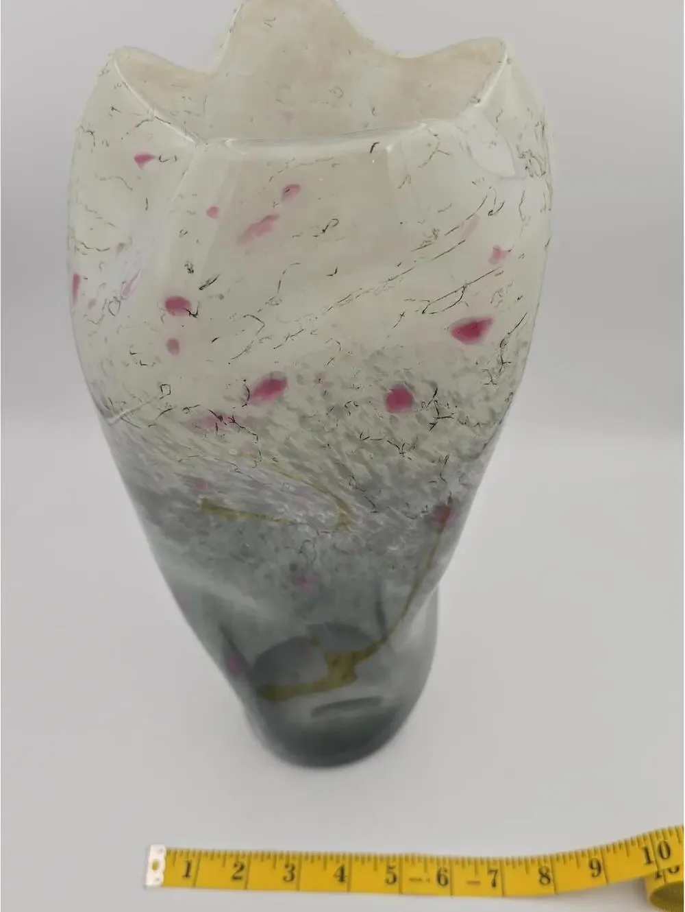 Curtiss Brock CB Glass Studio Art Glass Hand Blown VaseVase Appraised